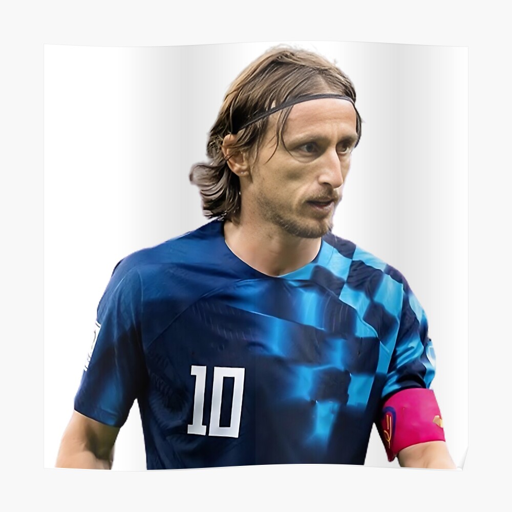 Luka Modrić Croatia Kit Poster for Sale by designsheaven