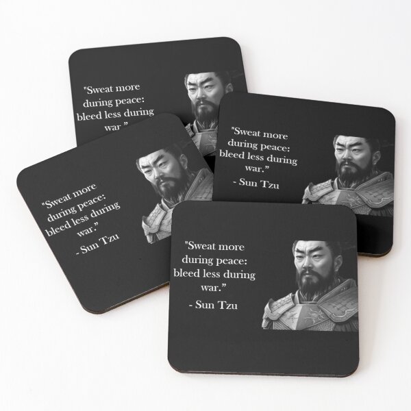 Item preview, Sun Tzu Quote - Sweat and Blood designed and sold by Reed-Inc.