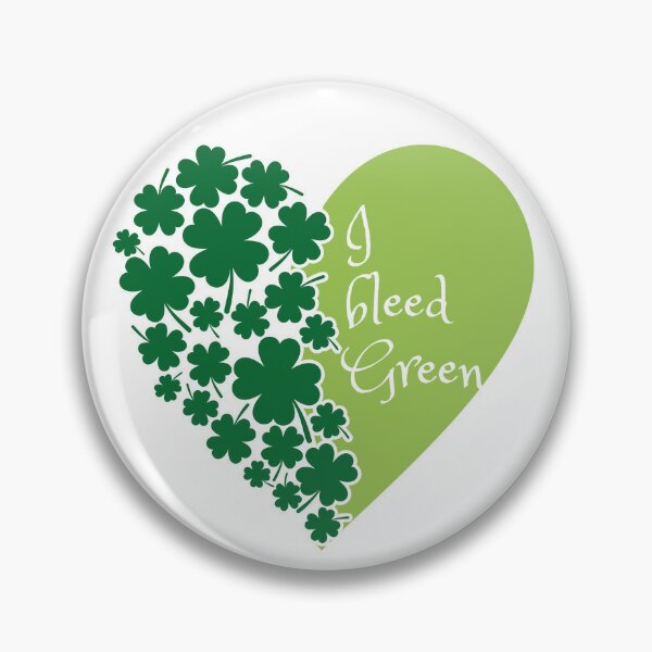 Pin on Bleed Green