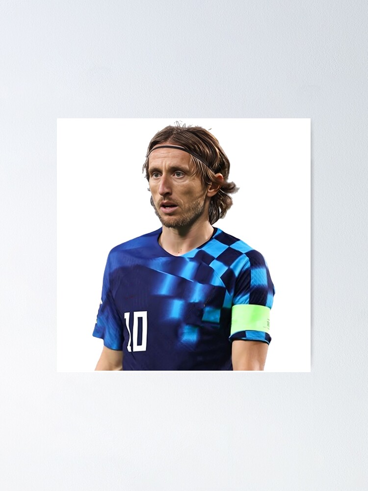 Luka Modric Poster, Real Madrid Poster, Poster Midfielder, Soccer Poster, Poster Soccer Player, Portrait Poster, Home Decor
