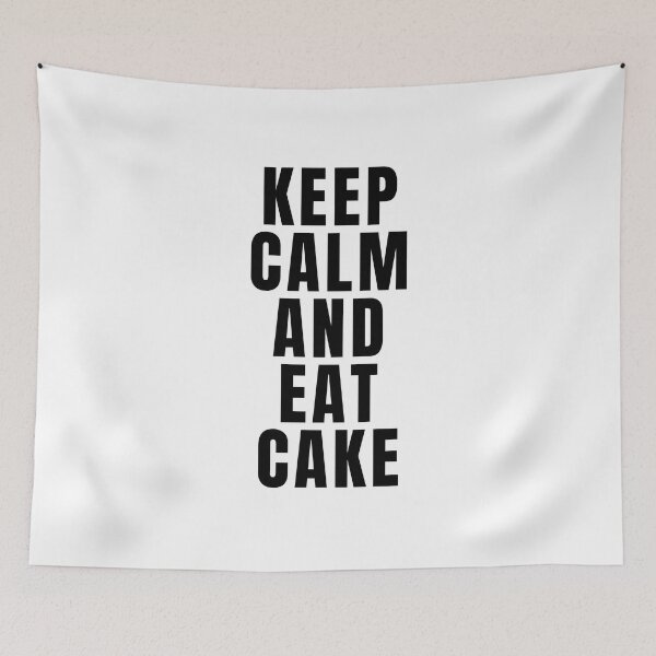 Item preview, Keep Calm And Eat Cake designed and sold by texteestore.
