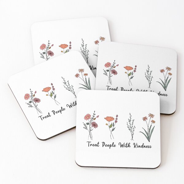 Item preview, Treat people with kindness, Blooming flowers growing out designed and sold by Ralu04.
