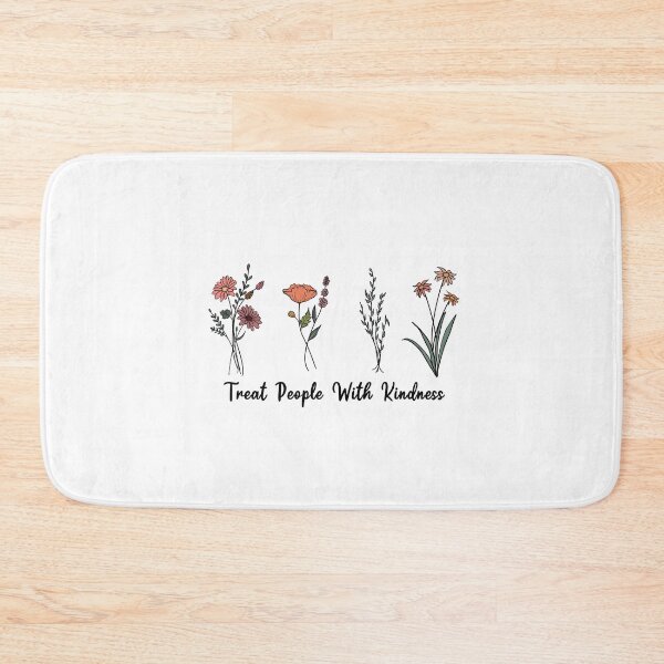 Item preview, Treat people with kindness, Blooming flowers growing out designed and sold by Ralu04.