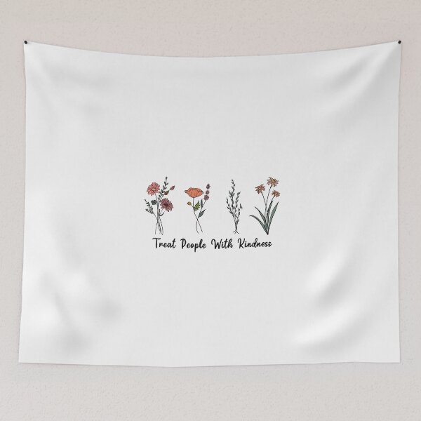 Item preview, Treat people with kindness, Blooming flowers growing out designed and sold by Ralu04.
