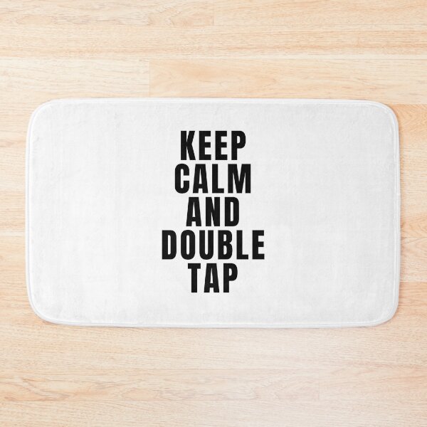 Item preview, Keep Calm And Double Tap designed and sold by texteestore.