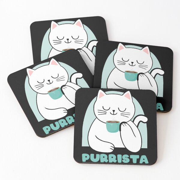 Item preview, Purrista Coffee Roasting Cat Coffee designed and sold by MooonTees.