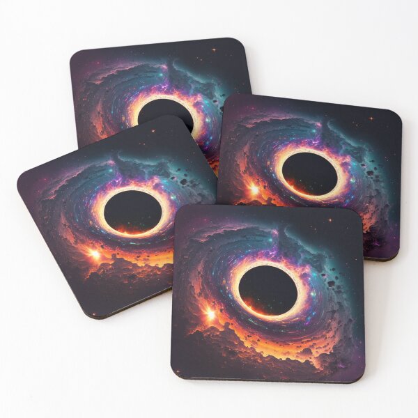 Aperçu de l'œuvre Supernova de trou noir dans l'espace créée et vendue par AIartCANVAS.