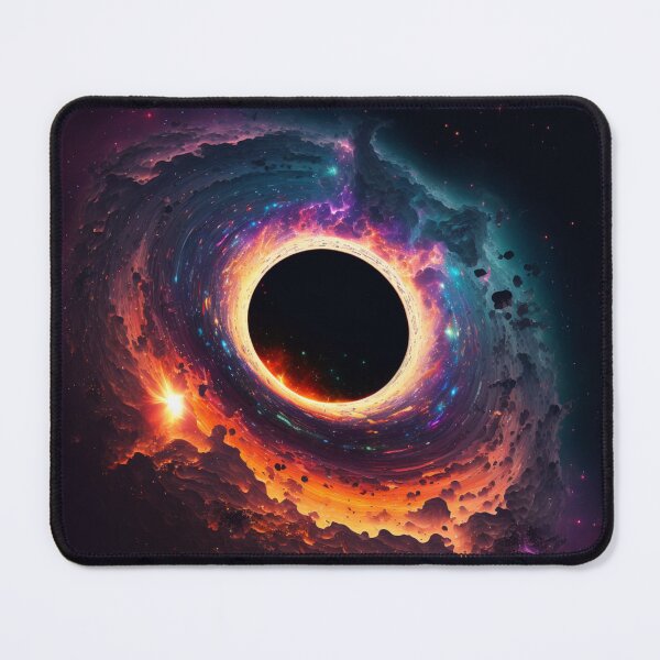 Item preview, Black Hole Supernova in Space designed and sold by AIartCANVAS.