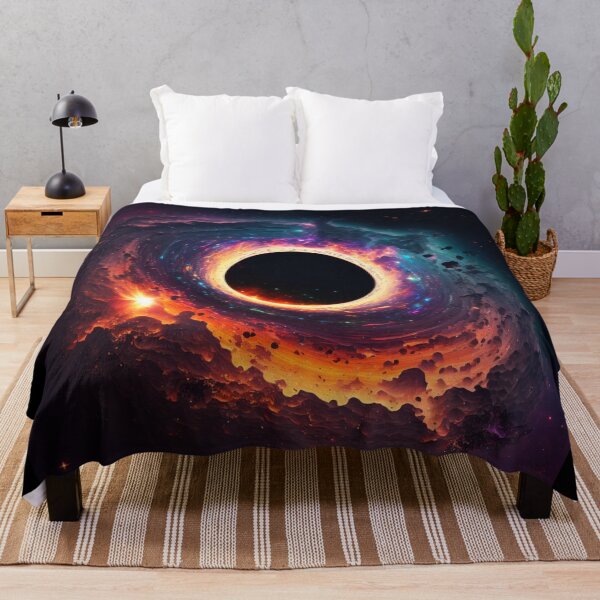 Item preview, Black Hole Supernova in Space designed and sold by AIartCANVAS.
