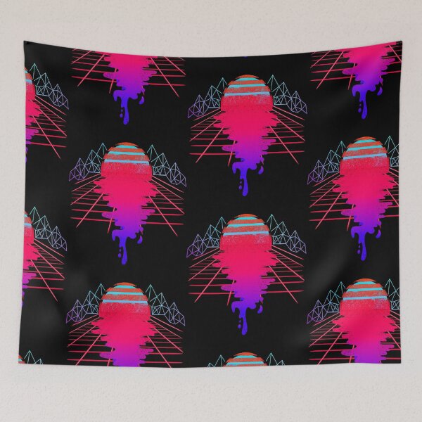 Artikelvorschau, Retro Wave Sunset 80s Vaporwave entworfen und verkauft von Ascooepics.