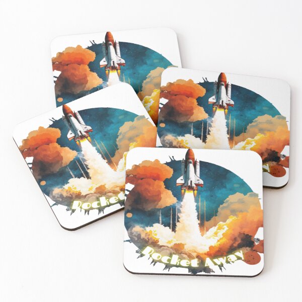 Item preview, Rocket Away! designed and sold by Zeng-Graphics.