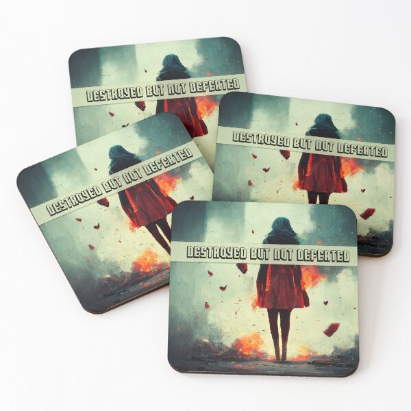 Item preview, Destroyed but not defeated - woman designed and sold by inkdast.