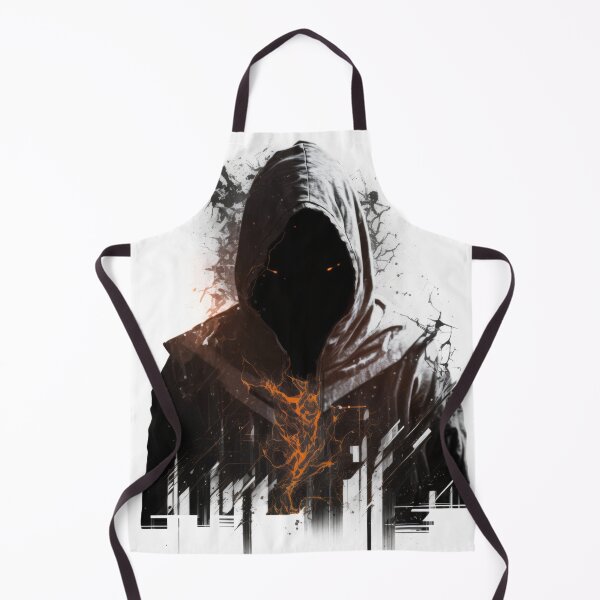 Item preview, Hooded man with no eyes, abstract digital art designed and sold by fr4nk87.
