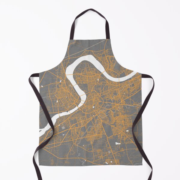 Item preview, Surat City Map of Gujarat, India - Bauhaus designed and sold by deMAP.
