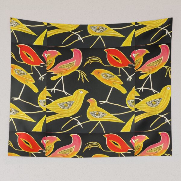 Item preview, bird batik pattern 3 designed and sold by marunoens01.