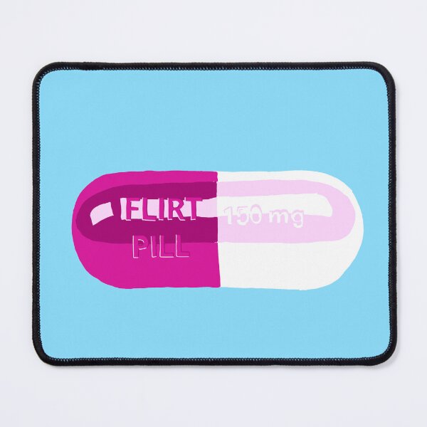 Item preview, Flirt Pill Blue designed and sold by JaymieMetz.