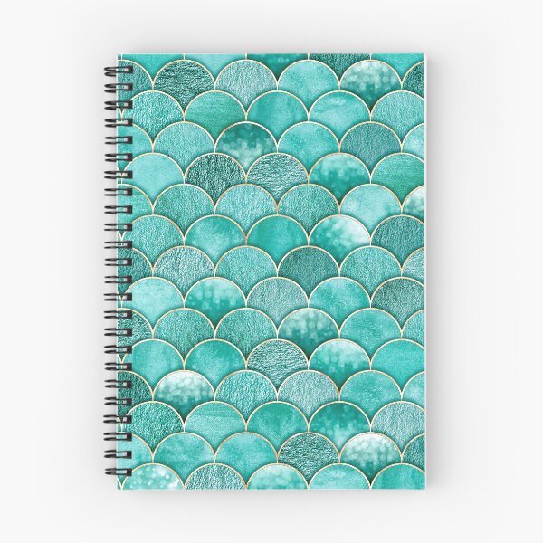 Item preview, Mermaid fish scale golden wave japanese pattern designed and sold by olgersart.