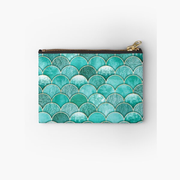 Item preview, Mermaid fish scale golden wave japanese pattern designed and sold by olgersart.