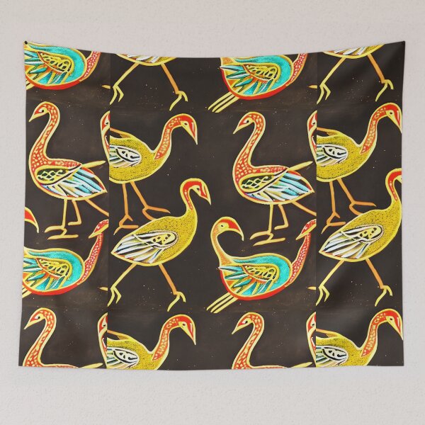 Item preview, bird batik pattern 4 designed and sold by marunoens01.