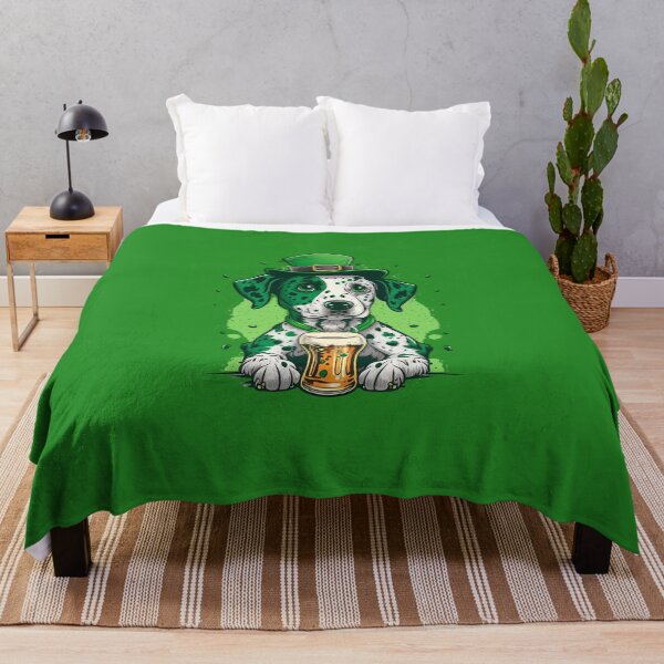 Aperçu de l'œuvre Funny st patricks day Dog Dalmatian créée et vendue par Cheeeeky.