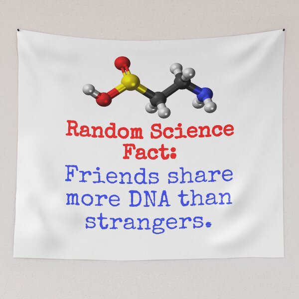 Item preview, Friends Share More DNA - Science Fact designed and sold by CrankyOldDude.