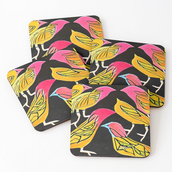 Item preview,  bird batik pattern 6 designed and sold by marunoens01.