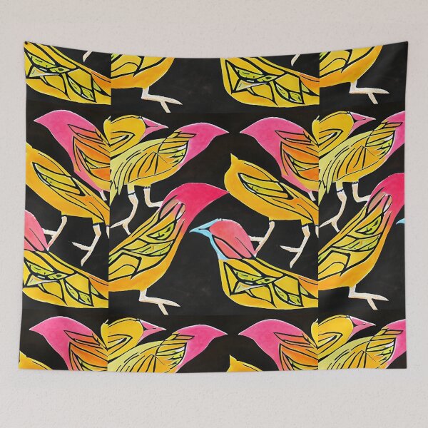 Item preview,  bird batik pattern 6 designed and sold by marunoens01.
