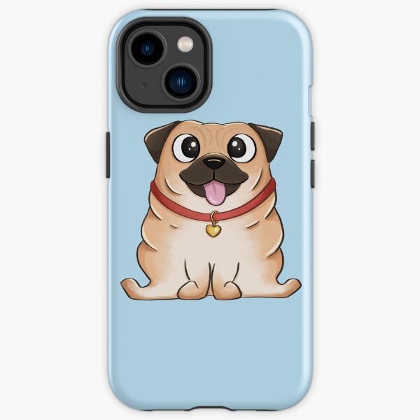 Cute Pug iPhone Tough Case