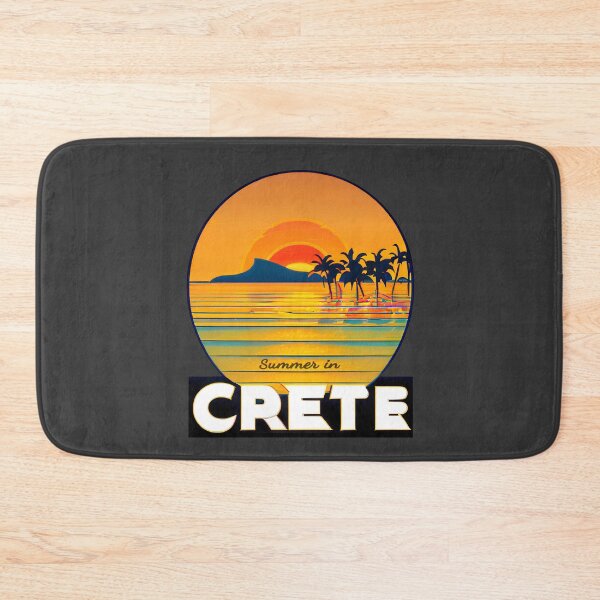 Item preview, "Summer in Crete v5" Show Your Love for Crete with a Unique Retro Vintage style Design designed and sold by nicpa-art.