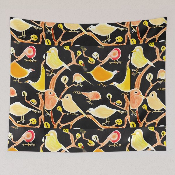 Item preview, bird batik pattern 8 designed and sold by marunoens01.