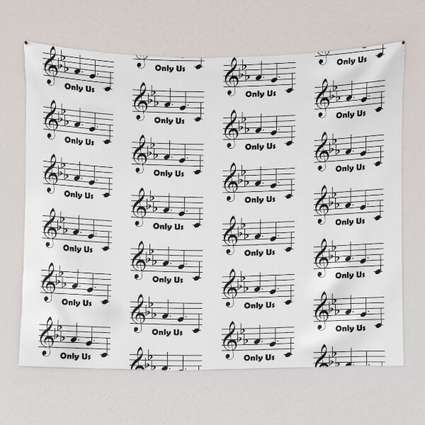 Item preview, Dear Evan Hansen Only Us Musical Notes with Text designed and sold by FeatheredPrints.