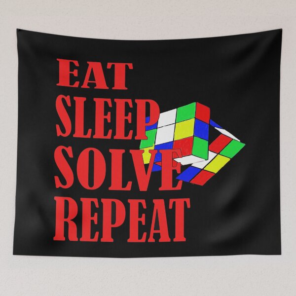 Item preview, Eat Sleep Solve Repeat designed and sold by CubingGenius.