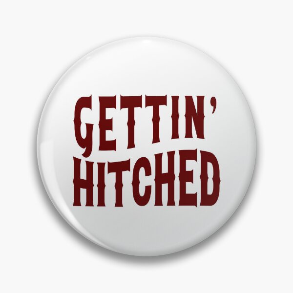 Item preview, Nashville Bachelorette Party Gettin' Hitched Dark Red Gift for Bride designed and sold by mysticblvd.