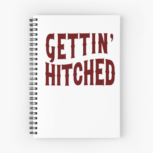 Item preview, Nashville Bachelorette Party Gettin' Hitched Dark Red Gift for Bride designed and sold by mysticblvd.