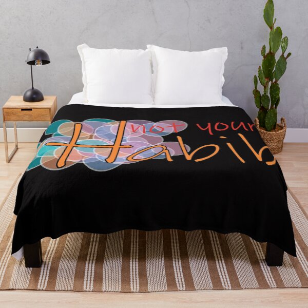 Item preview, Trendy Not Your Habibi typographic design designed and sold by ZengoClub.