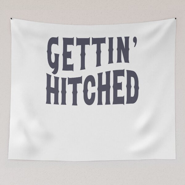 Item preview, Nashville Bachelorette Party Gettin' Hitched Lavender Gray Gift for Bride designed and sold by mysticblvd.