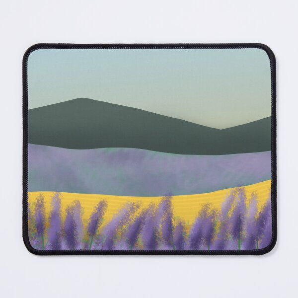 Item preview, Lavender fields in the mountains  designed and sold by BerryShyKittens.