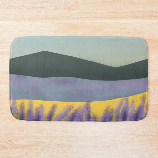 Item preview, Lavender fields in the mountains  designed and sold by BerryShyKittens.