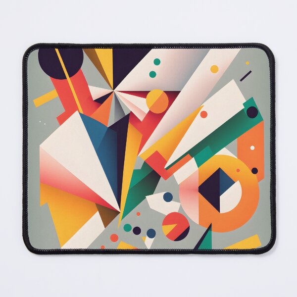 Item preview, abstract painting- geometric shapes designed and sold by R.L cases and stickers.
