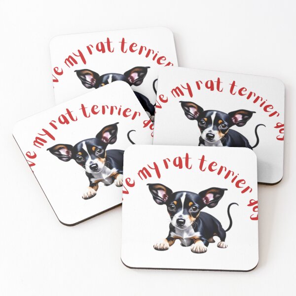 Item preview, I love my rat terrier dog t-shirt  designed and sold by Frozentrust.