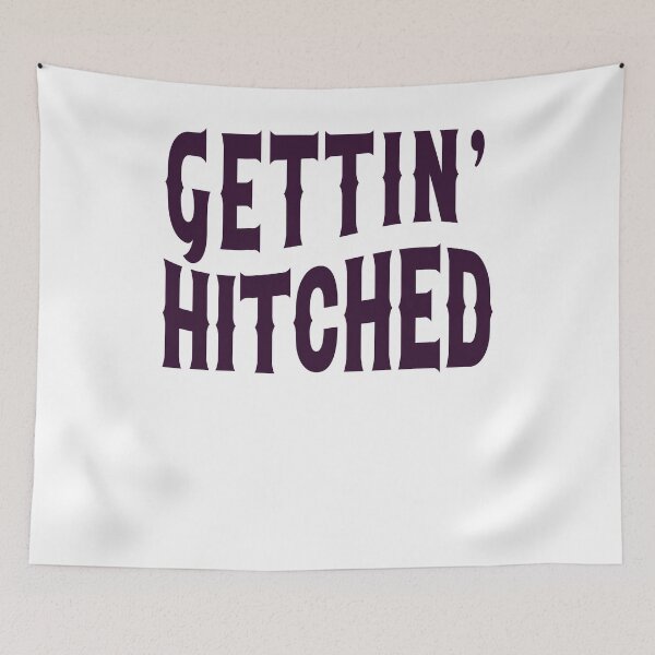 Item preview, Nashville Bachelorette Party Gettin' Hitched Purple Gift for Bride designed and sold by mysticblvd.