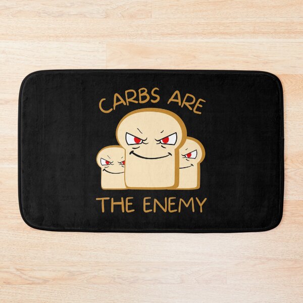 Item preview, Angry Bread Slices - Carbs Are The Enemy designed and sold by SimpliText.