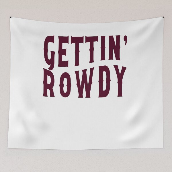 Item preview, Nashville Bachelorette Party Gettin' Rowdy Burgundy Wine Gift for Bride designed and sold by mysticblvd.