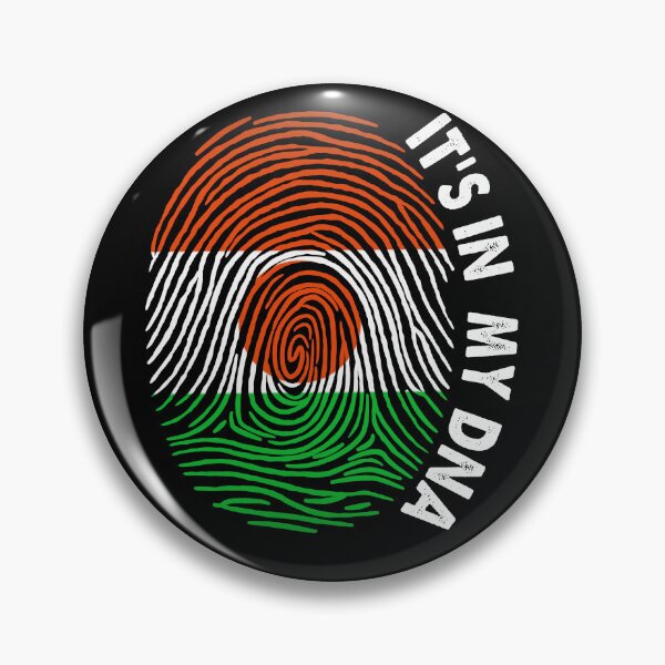 Aperçu de l'œuvre Niger Its In My DNA - Niger Nigerien Flag In Thumbprint - its in my DNA, born in Niger Funny créée et vendue par Fun-World.