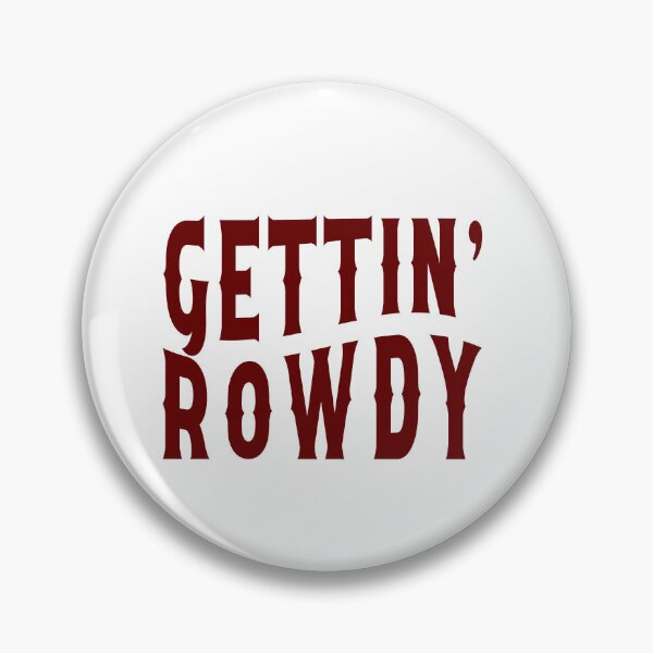 Item preview, Nashville Bachelorette Party Gettin' Rowdy Dark Red Gift for Bride designed and sold by mysticblvd.