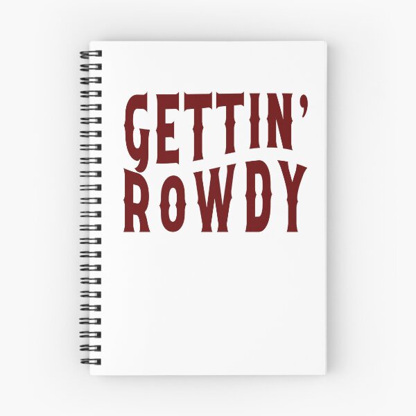Item preview, Nashville Bachelorette Party Gettin' Rowdy Dark Red Gift for Bride designed and sold by mysticblvd.