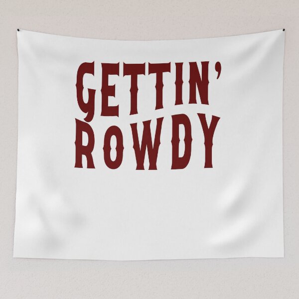 Item preview, Nashville Bachelorette Party Gettin' Rowdy Dark Red Gift for Bride designed and sold by mysticblvd.