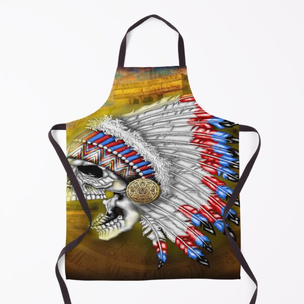 Artikelvorschau, Amerikanischer indianischer Schädel entworfen und verkauft von brunosantos-art.