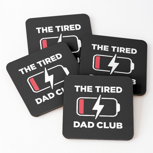 Item preview, The tired dad club designed and sold by PaulSDesign.