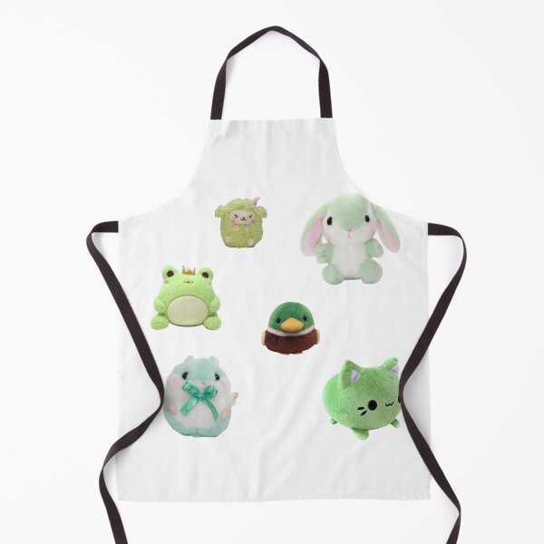 Item preview, Green Kawaii Plushies Sticker Pack designed and sold by casserolestan.
